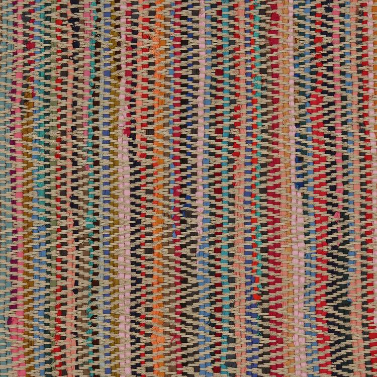 Habitat stripe cotton flatweave rug 120x160cm - British product
