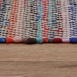 Habitat stripe cotton flatweave rug 120x160cm - British product