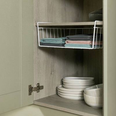 Argos Argos Home 40cm Under Shelf Basket White- Buy online at McGrocer
