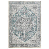 Habitat vintage effect blue flatweave runner 80x150cm (British brand)