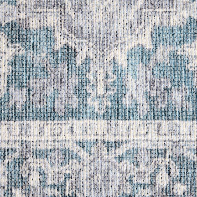 Habitat vintage effect blue flatweave runner 80x150cm (British brand)