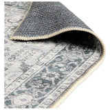 Habitat vintage effect blue flatweave runner 80x150cm (British brand)