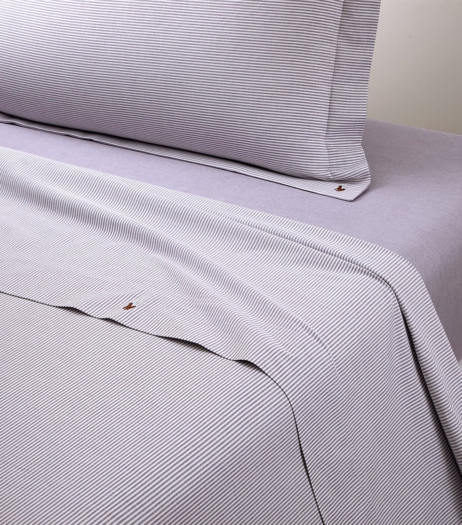 Ralph Lauren Oxford Chalet double flat sheet 240cm x 280cm, imported from the UK