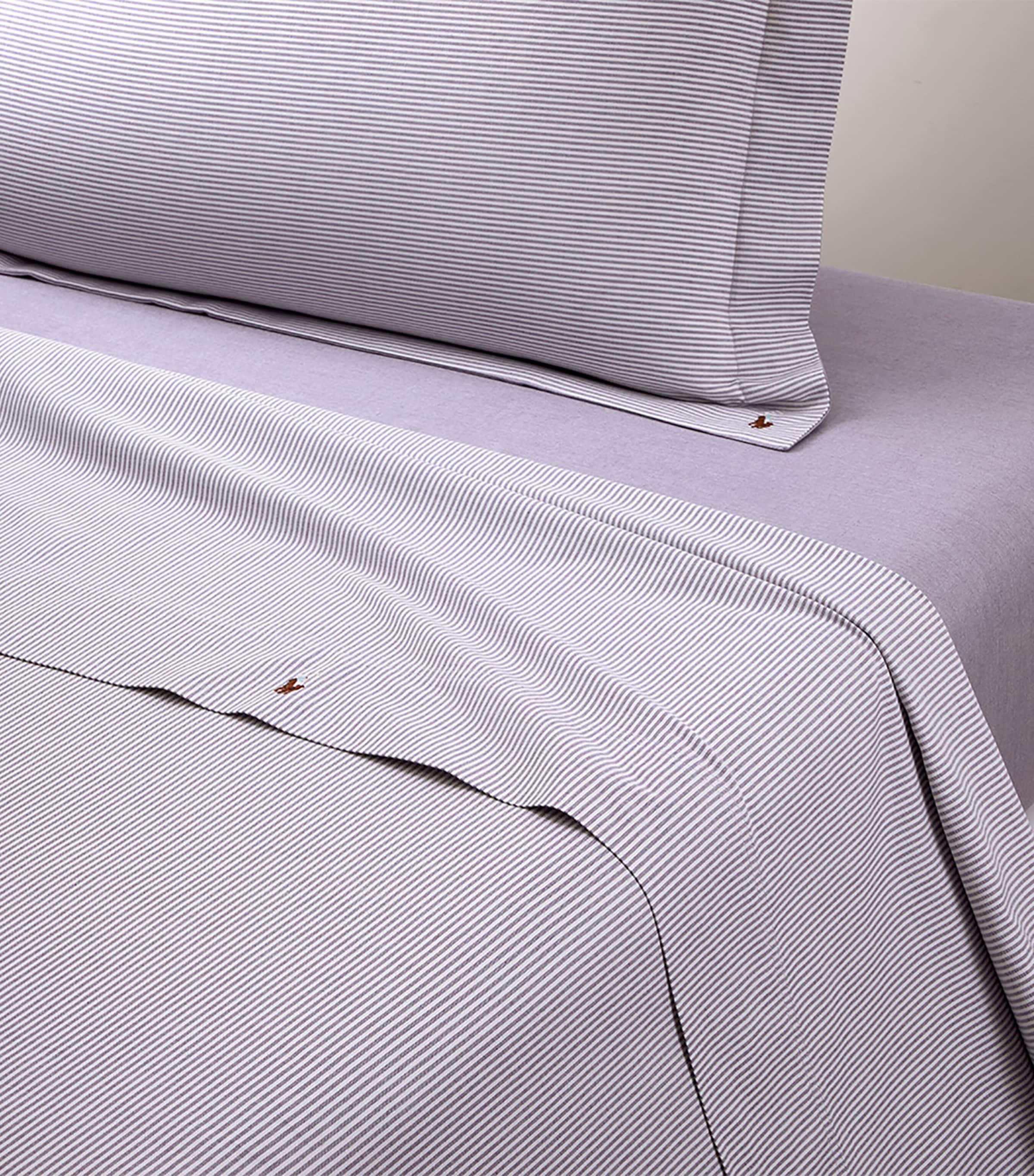 Ralph Lauren Oxford Chalet double flat sheet 240cm x 280cm, imported from the UK