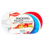 Graal Mackerel Fillets in Tomato Sauce 170g Fish Sainsburys   