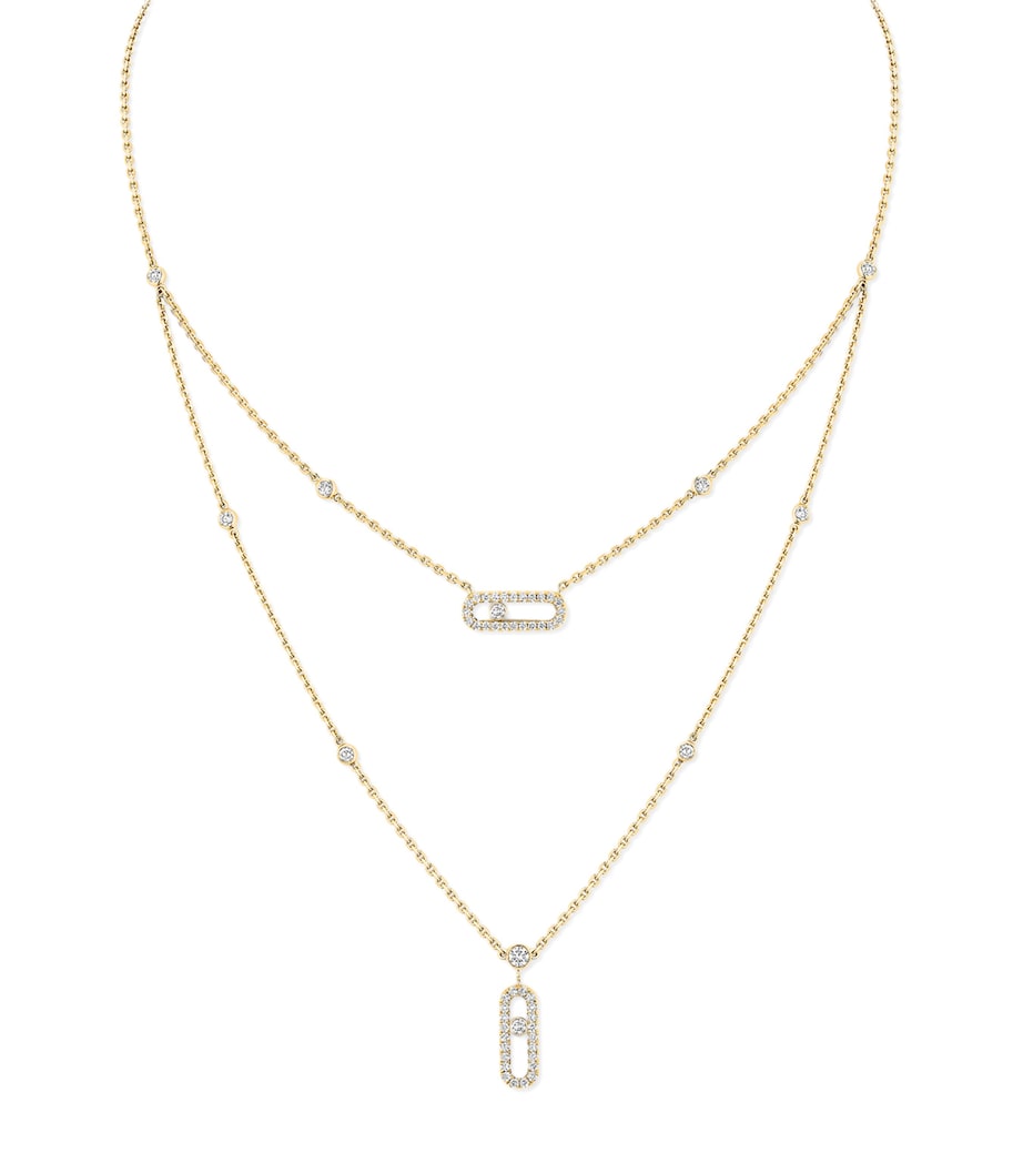 Messika Move Uno gold necklace 0.60ct - British product