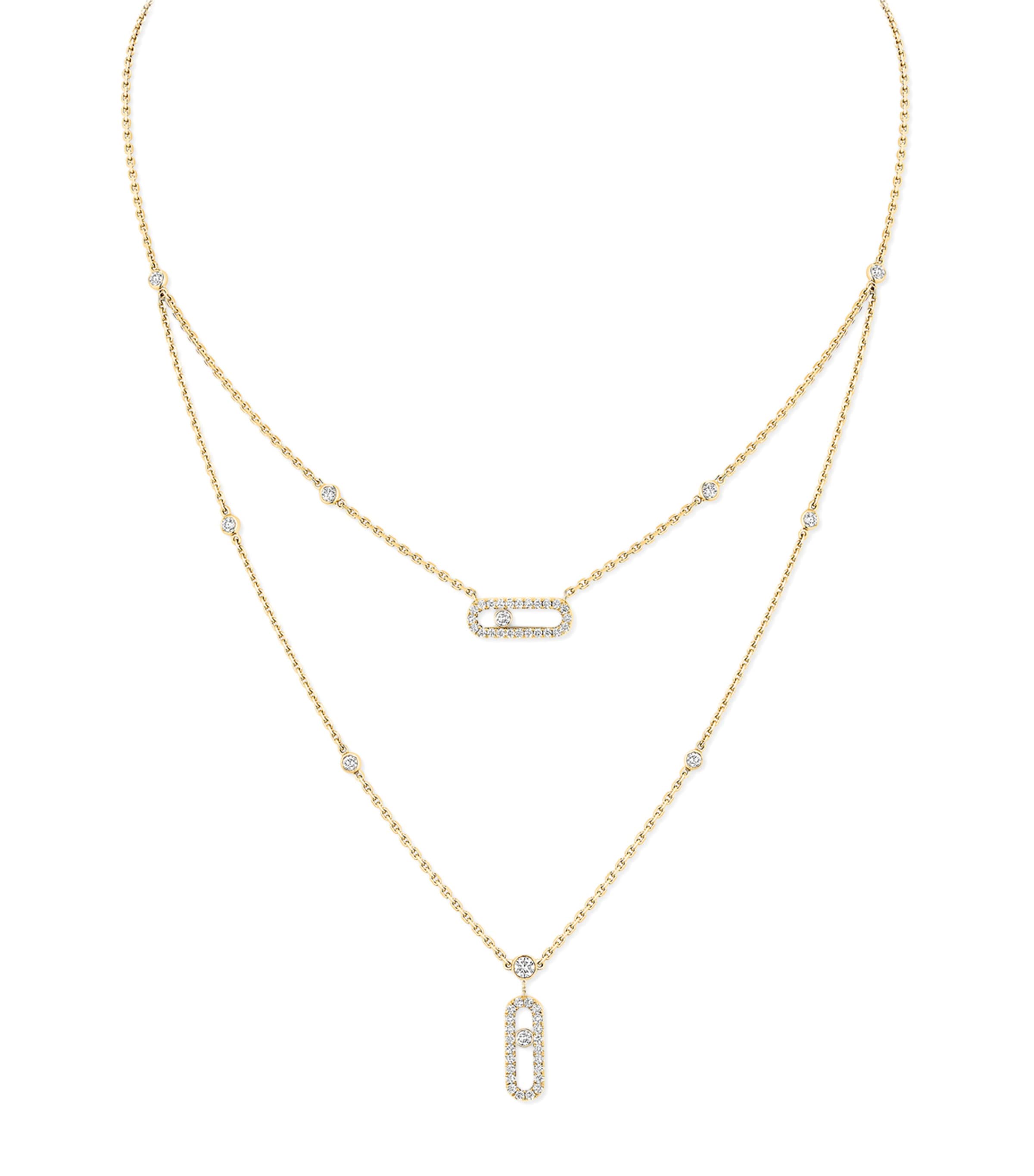 Messika Move Uno gold necklace 0.60ct - British product