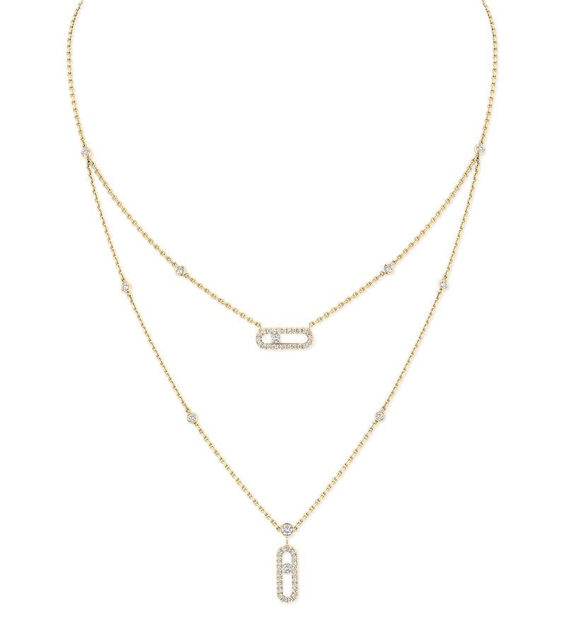 Messika Move Uno gold necklace 0.60ct - British product