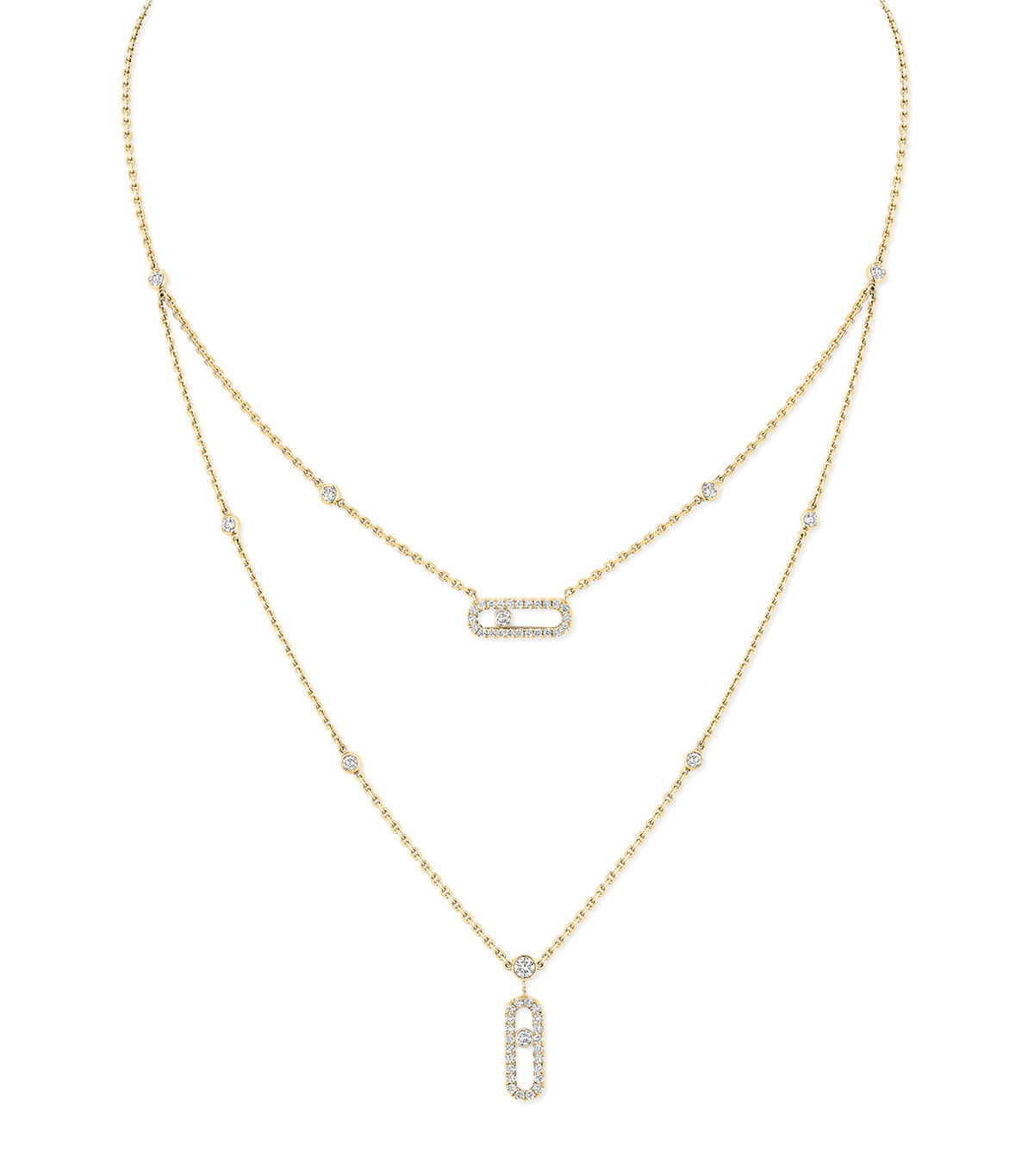 Messika Move Uno gold necklace 0.60ct - British product