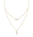Messika Move Uno gold necklace 0.60ct - British product