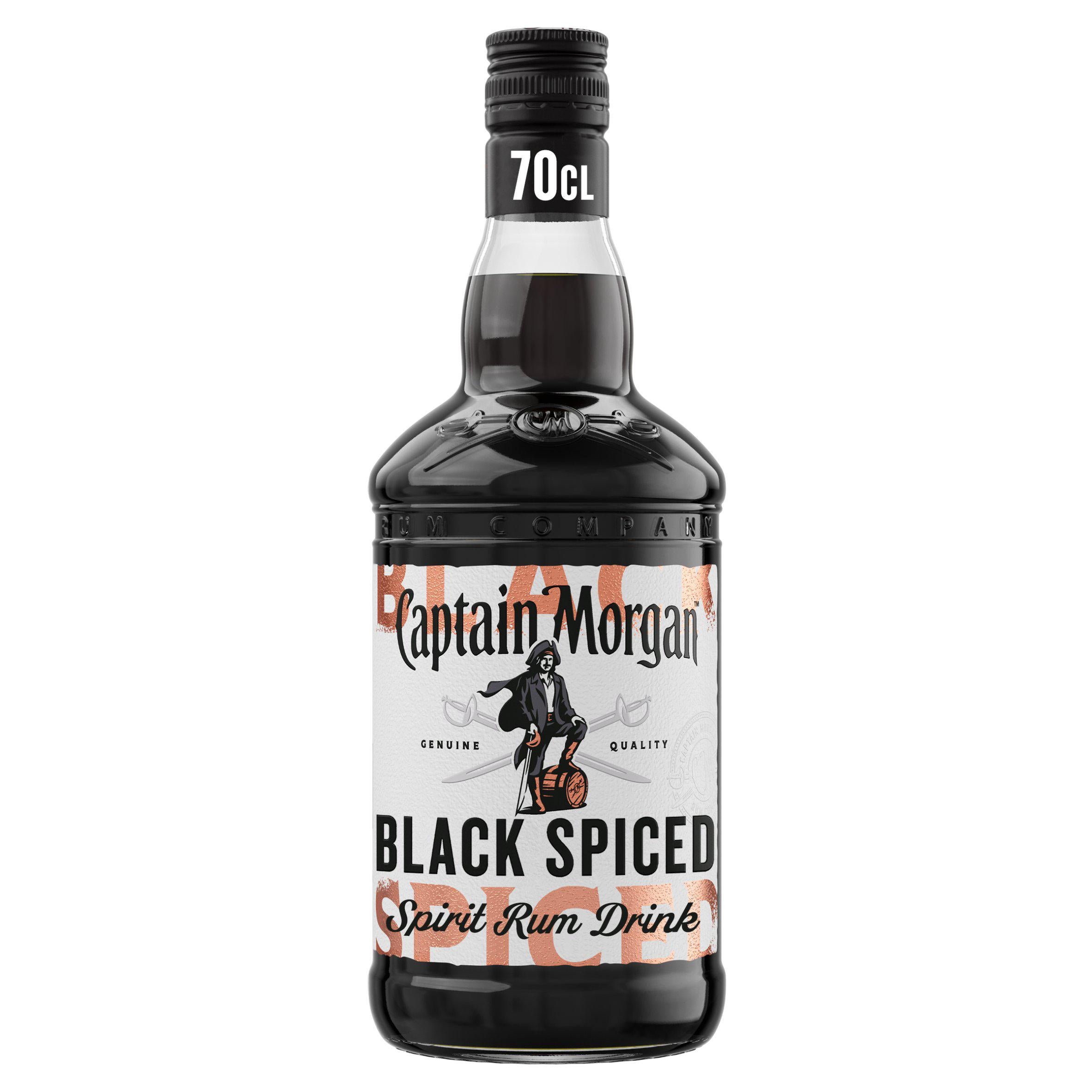 Captain Morgan Black Spiced Spirit Drink 70cl GOODS ASDA   