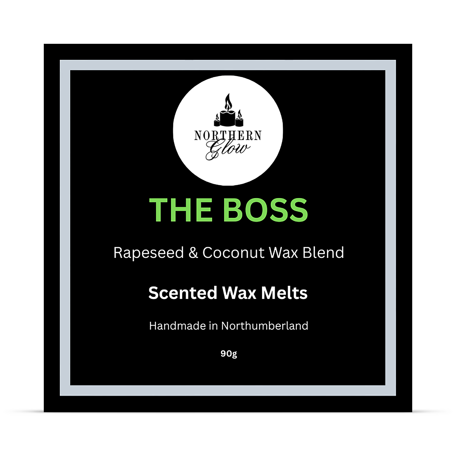 Scented wax melt hand poured with natural rapeseed and coconut wax (British brand)