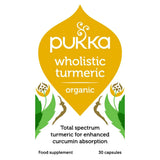 Pukka Wholisitic Turmeric - 30 capsules Aromatherapy Boots   