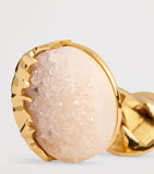 Tateossian rose gold and white agate cufflinks, UK version