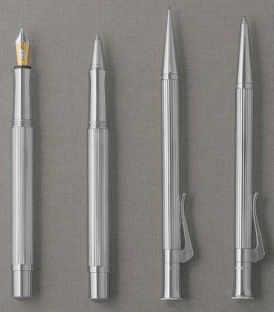 Graf von Faber-Castell Klassische Füllfederhalter mit Platin-Beschichtung