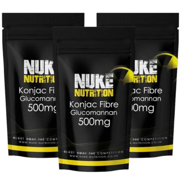 Nuke Nutrition Konjac Fibre Glucomannan 500mg-180ct