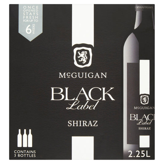 McGuigan Black Label Shiraz 2.25L GOODS Sainsburys   