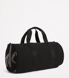 Harrods cotton logo barrel bag, UK version