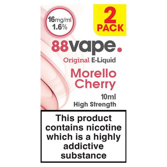 88Vape Original E-Liquid Morello Cherry GOODS ASDA   