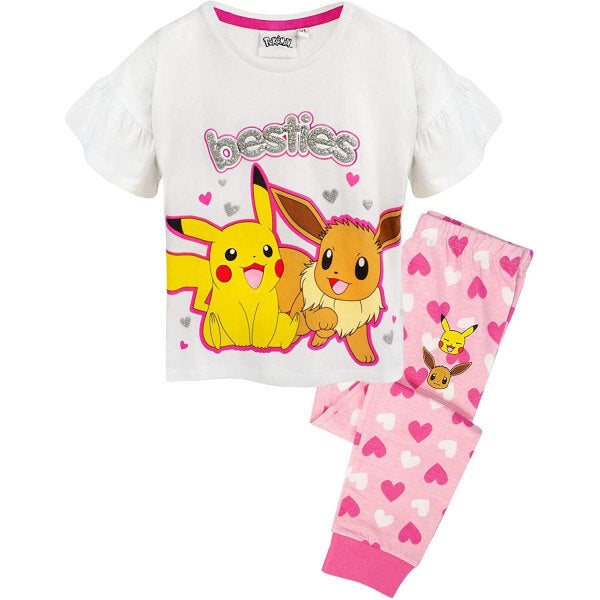 Pokemon Girls Besties Long Pyjama Set (9-10 Years)