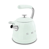 Smeg WKF01, TSF03 Stovetop Kettle and 4 Slice Toaster in White