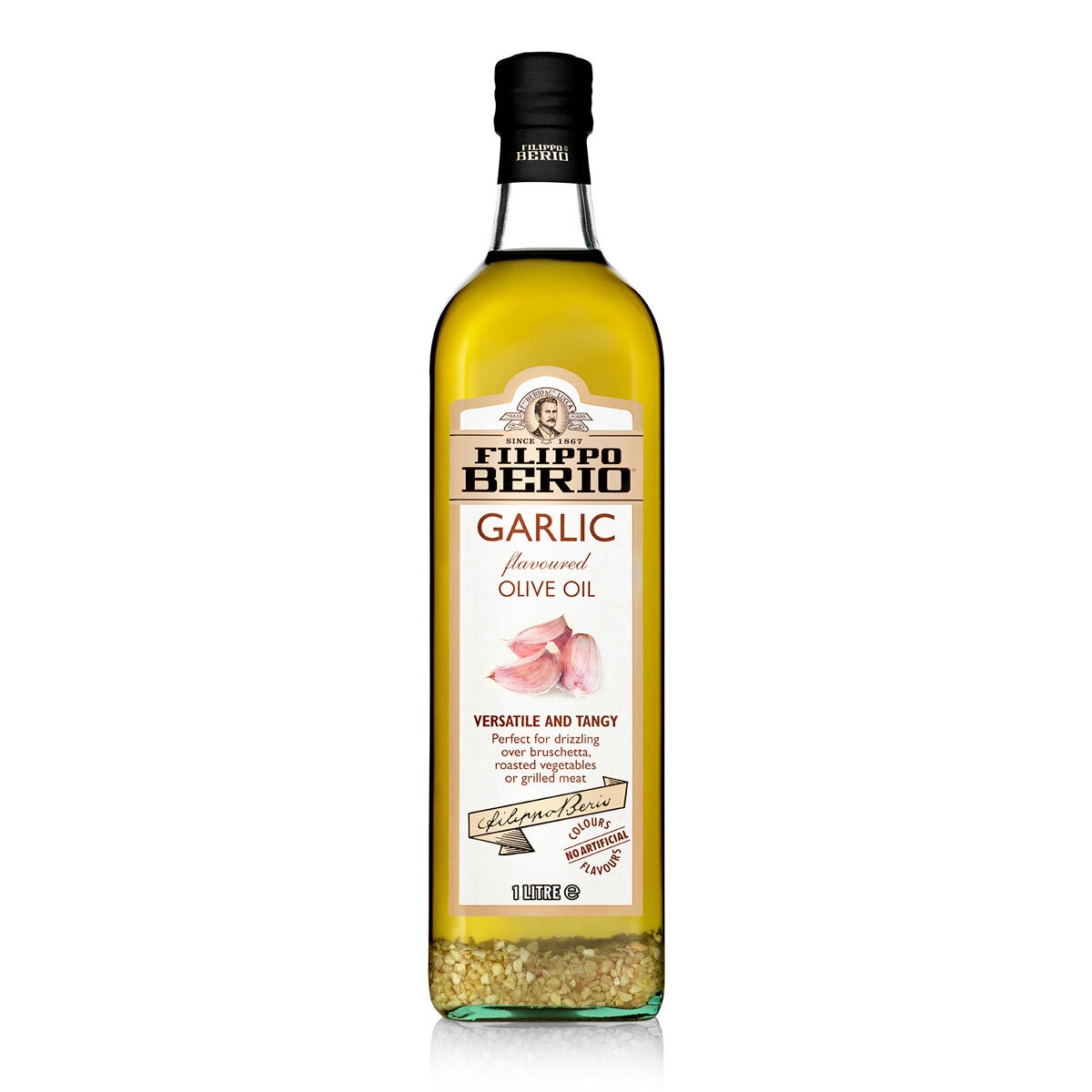 Filippo Berio Garlic Flavoured Olive Oil, 1L GOODS Costco UK