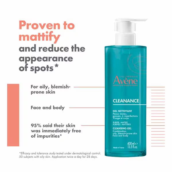 Avène micellar water cleanser combination skin 400ml - British product