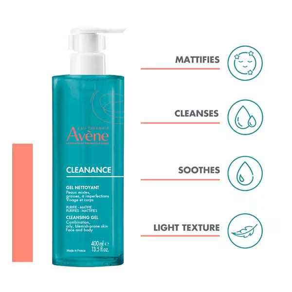 Avène micellar water cleanser combination skin 400ml - British product