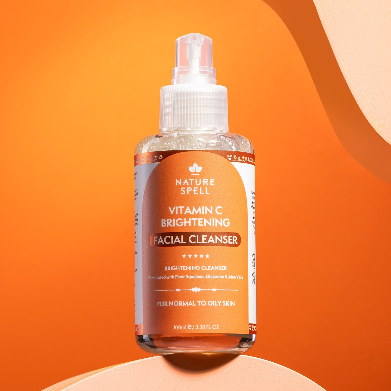 Nature Spell Vitamin C brightening facial cleanser 100ml, UK version