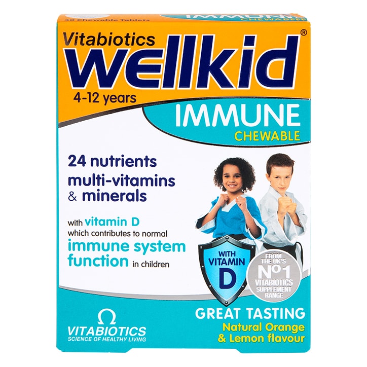 Vitabiotics Wellkid Immune 30 Chewables Multivitamins Holland&Barrett   