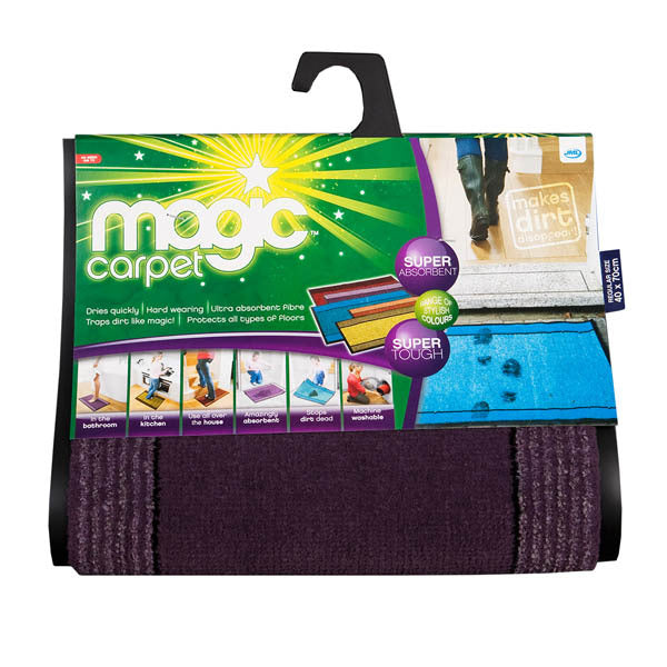 JML Magic Carpet small purple doormat, UK version