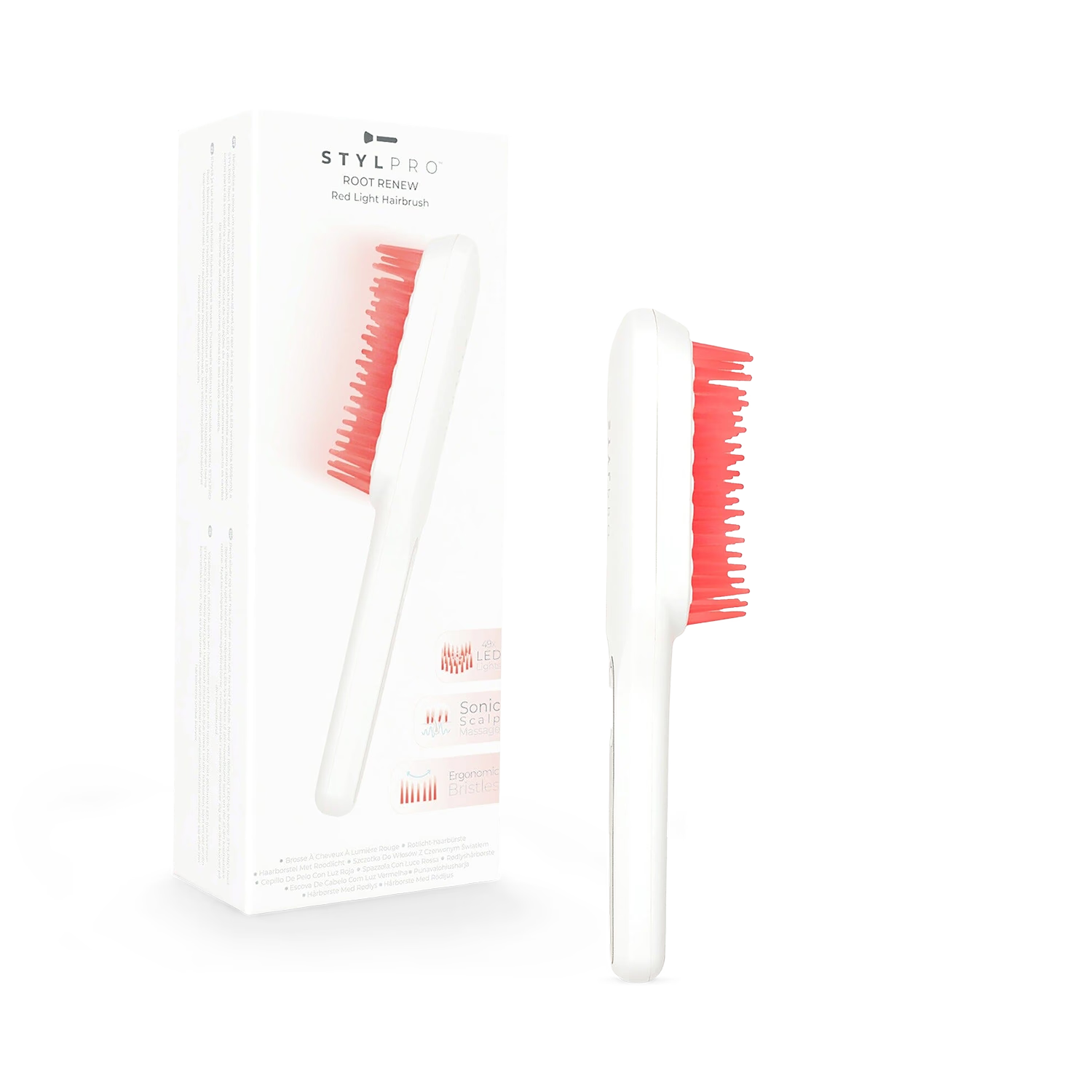 Stylpro Root Renew red LED hairbrush for scalp, UK version