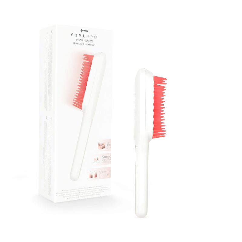 Stylpro Root Renew red LED hairbrush for scalp, UK version