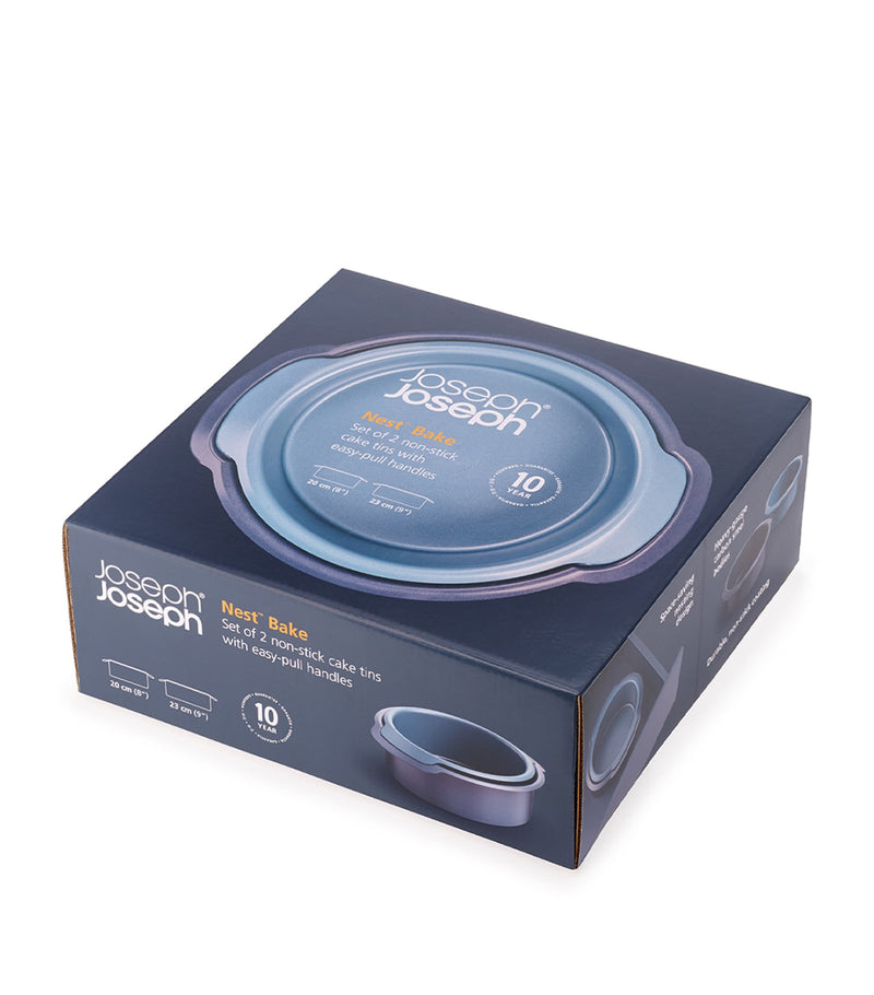 Joseph Joseph non-stick nest round cake tins set of two, UK version