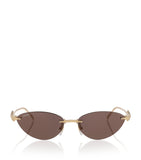 Cartier cat-eye sunglasses with gold-tone metal frames - British product