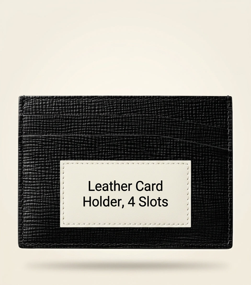 Cartier grained leather card holder - British product