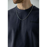 SVNX silver rope chain necklace one size (British brand)