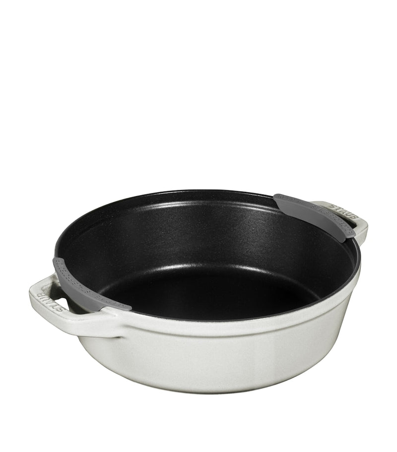 Staub 3-piece round stackable cocotte set 24cm - British product