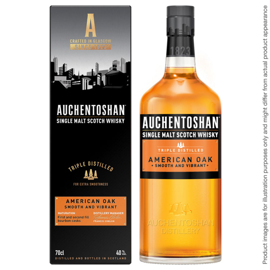 Auchentoshan American Oak Cask Single Malt Whisky GOODS ASDA   