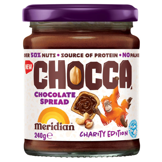Meridian Chocca Chocolate Spread, Charity Edition 240g GOODS Sainsburys   