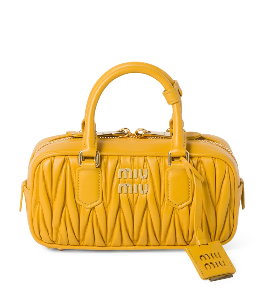 Miu Miu Arcadie Matelassé leather handbag - British product