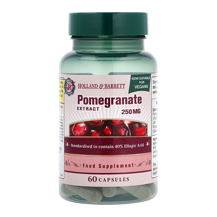 Holland & Barrett Pomegranate 250mg 60 Capsules GOODS Holland&Barrett   