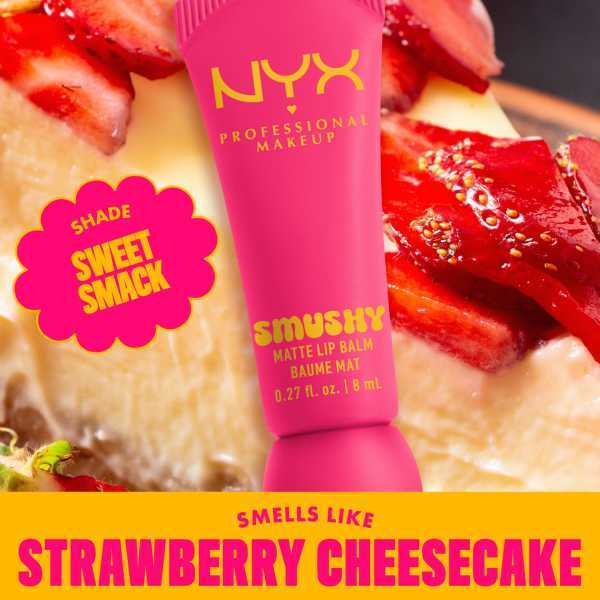 NYX Smushy Matte Lip Balm Sweet Smack (British brand)