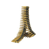 Smiffys gold bullet belt with 96 toy bullets, imported from the UK