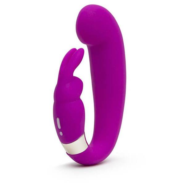 Happy Rabbit G-Spot Clitoral Curve rabbit vibrator, imported from the UK