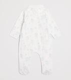Patachou stretch-cotton printed all-in-one 1-24 months, imported from the UK