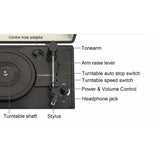 Bush Classic record player with built-in speakers, UK version