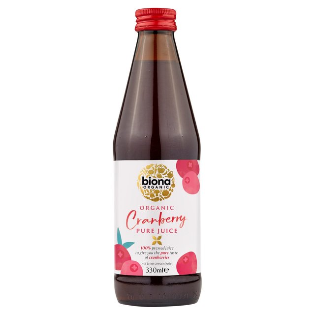 Biona Organic Pure Cranberry Super Juice   330ml GOODS M&S   