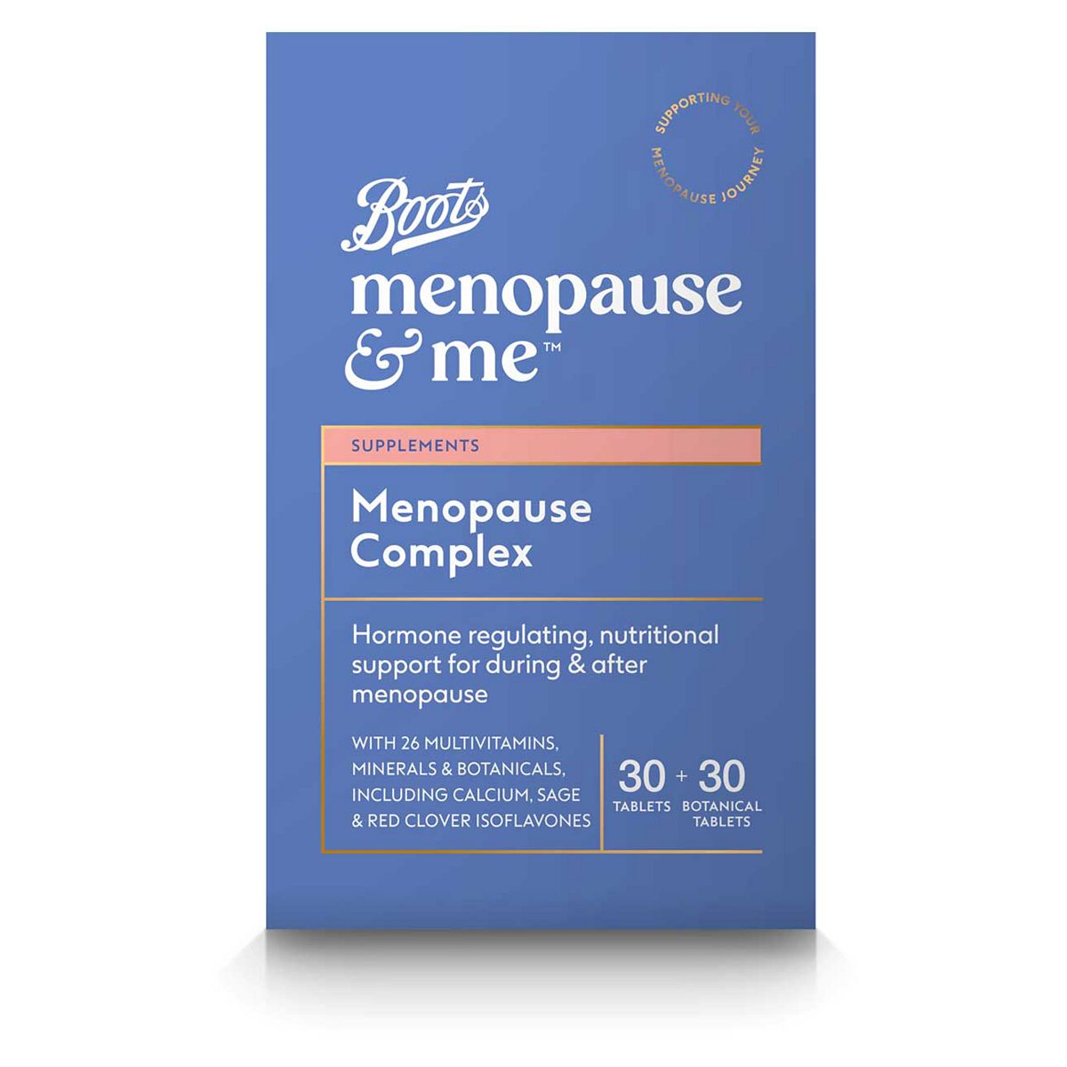 Boots Menopause & Me Menopause Complex 30 + 30 Tablets GOODS Boots   