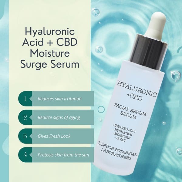 London Botanical Laboratories Hyaluronic Acid + CBD Serum